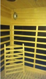 Carbon Infrared Heater Panels in a Vital Health Sauna for Detoxification