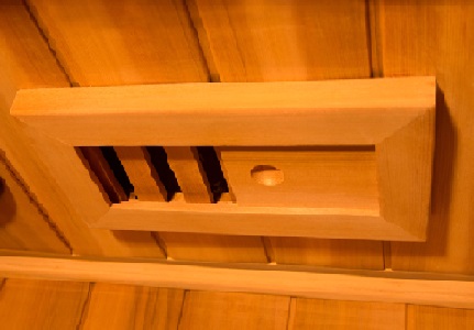 Infrared Sauna Ceiling Vent for Temperature Control