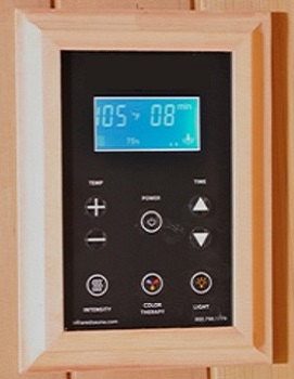 Infrared Sauna Control Panel Temperature Setting