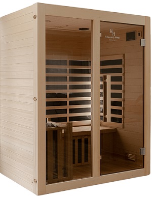 Beautiful Hemlock Wood Used in Heavenly Heat Saunas