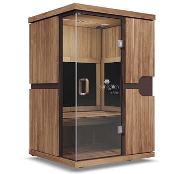 Sunlighten mPulse Believe Sauna with Gorgeous Eucalyptus Wood