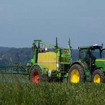 Pesticide Sprayer on Farm Fields